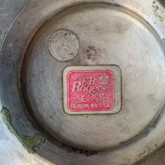 Vintage F.B. Rogers Silver Company Gravy Boat Stand - Picture 5 of 10